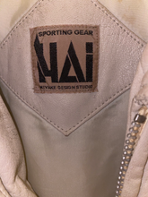 Load image into Gallery viewer, Issey Miyake 80s Hai Design Studio Leather Bomber Jacket Size Small