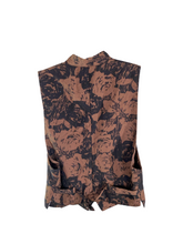 Load image into Gallery viewer, Issey Miyake 90s Andy Rose Flower Print Vest Size Medium