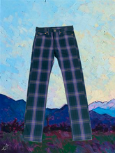 Load image into Gallery viewer, Kapital Purple Check Pants Size 32