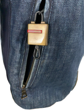 Load image into Gallery viewer, Prada Sport Goretex Denim Bomber Jacket Size 48