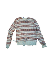 Load image into Gallery viewer, Polo Ralph Lauren Green Distressed Sweater Size Small
