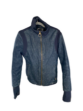 Load image into Gallery viewer, Prada Sport Goretex Denim Bomber Jacket Size 48
