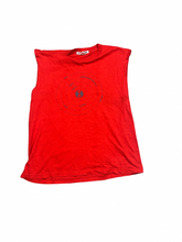 Load image into Gallery viewer, Red Final Home Logo Graphic Tank Top Size Small
